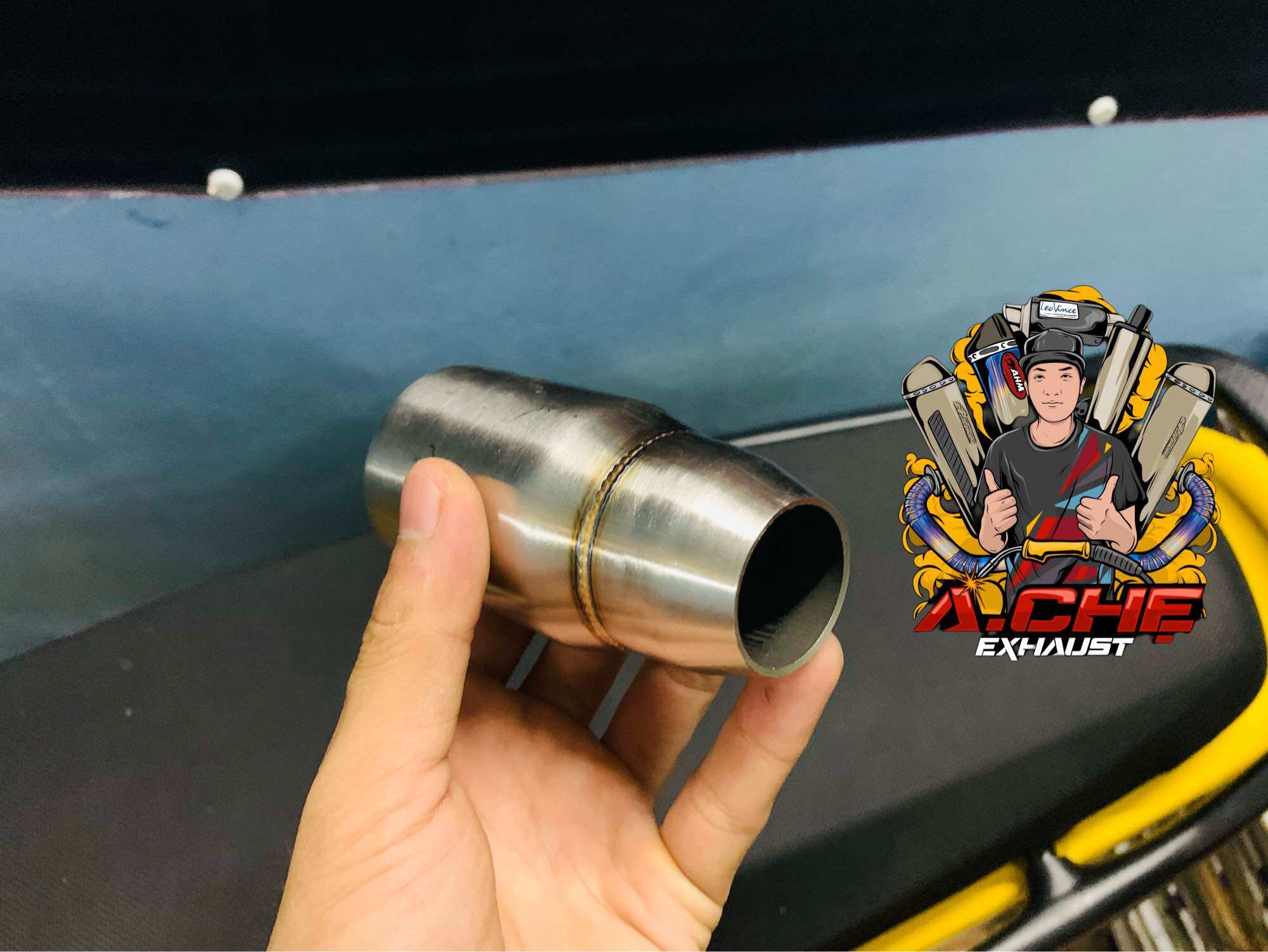 Đót nối lon pô họng51mm inox304