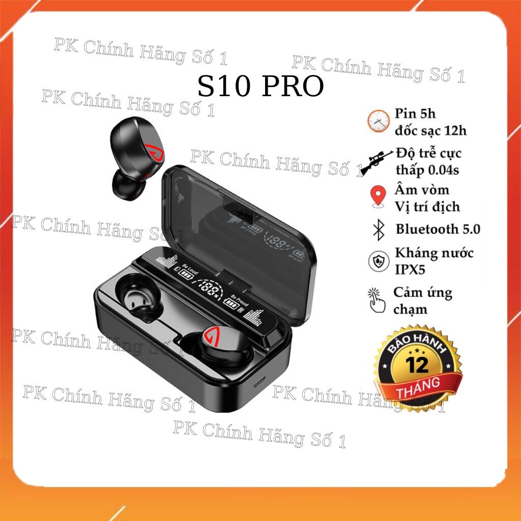 Tai nghe Bluetooth S10 Pro siêu sang