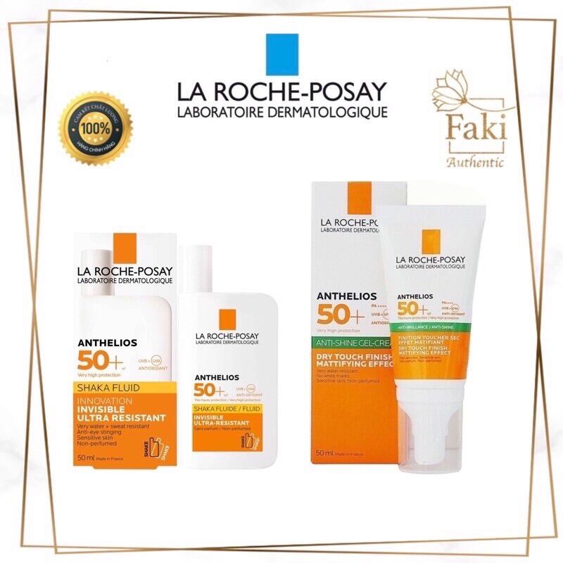 Kem chống nắng La Roche Posay Anthelios 50ml UVB + UVA Spf 50 - Chống nắng phổ rộng La Roche Posay