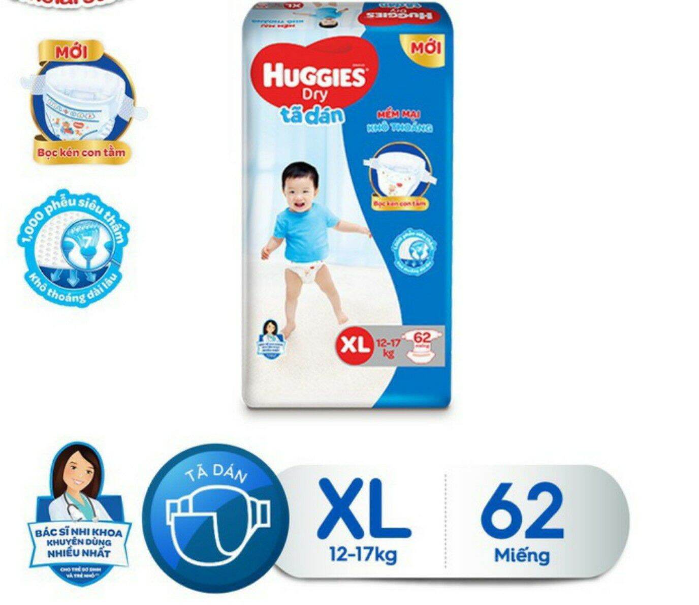 Tả dán huggies m76_l68_xl62_xxl56 date mới