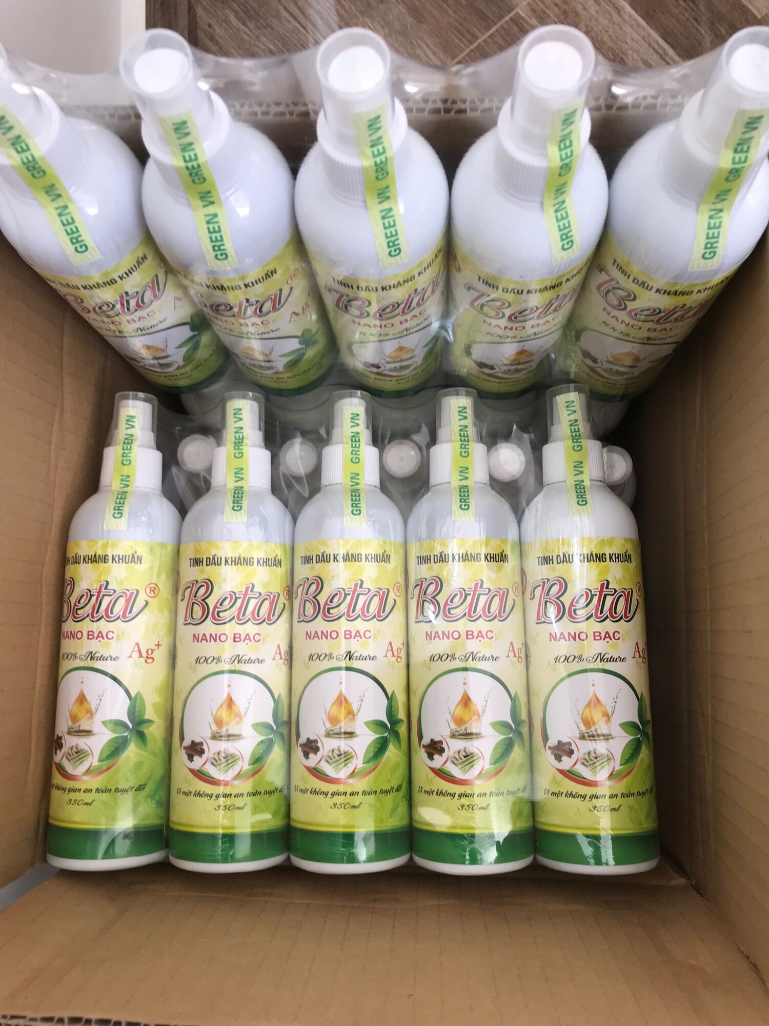 TINH DẦU KHÁNG KHUẨN BETA NANO BẠC 350ml