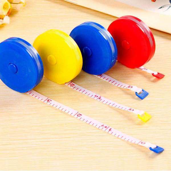 Thước dây cuộn rút có thể thu gọn tự động bằng nút bấm 150cm