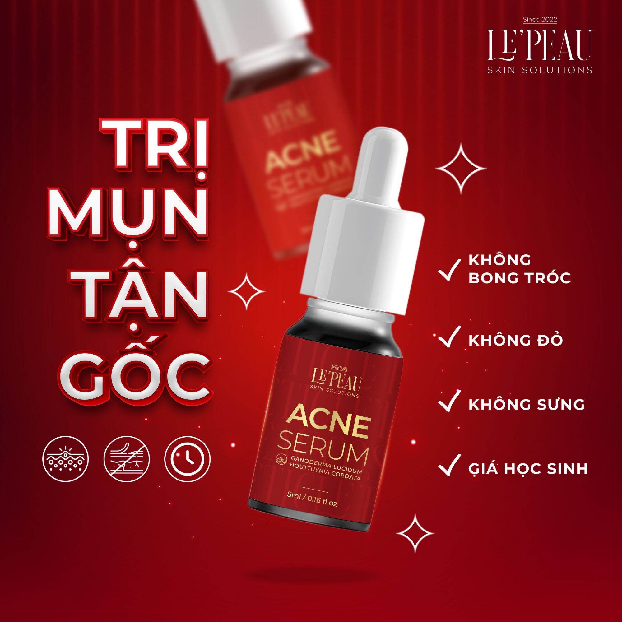 Chấm mụn Acne Serum Diếp cá (5ml) _Hoangthiensamshop