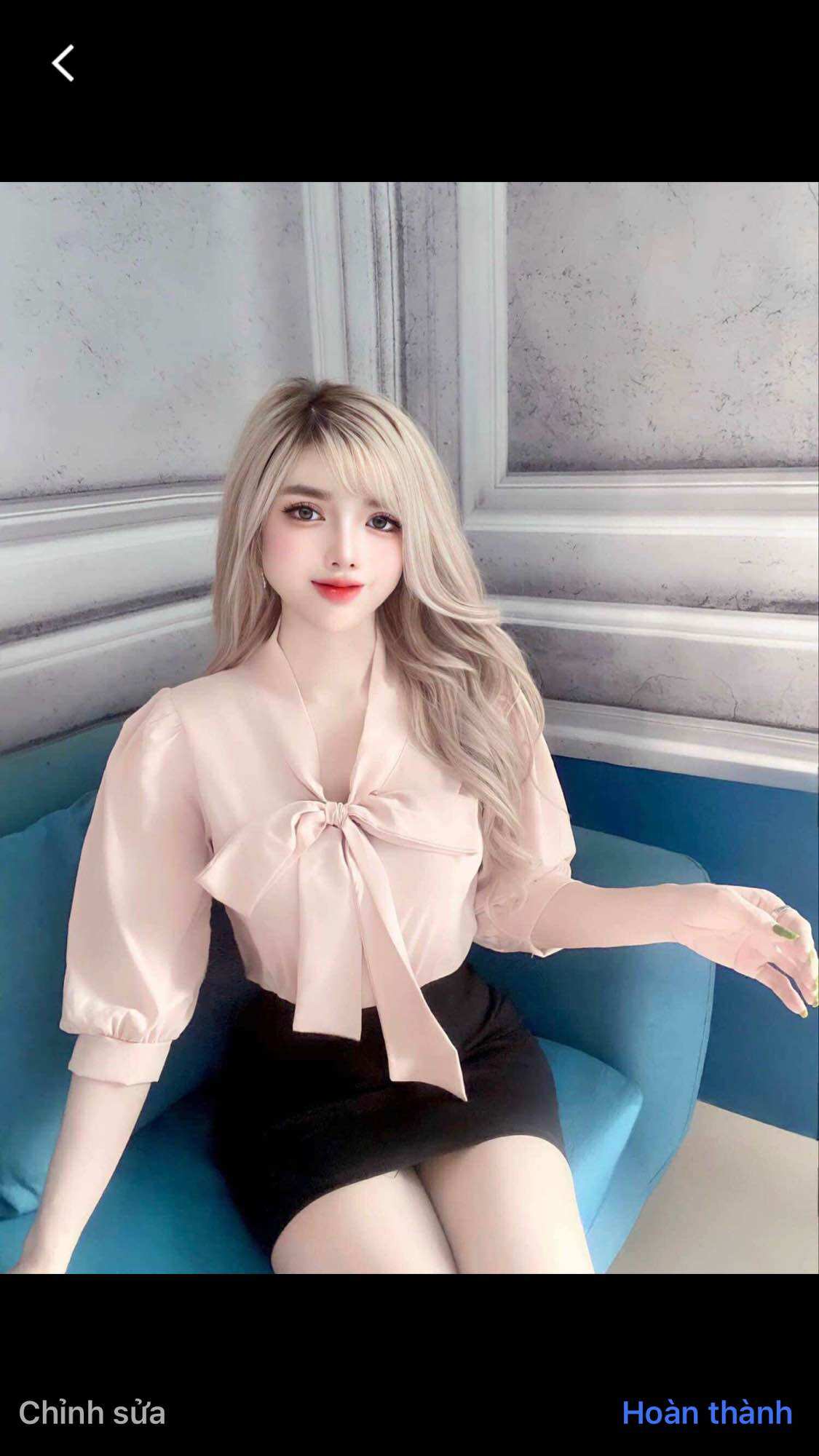 Áo công sở thắt nơ tay lỡ hàng full size & 103