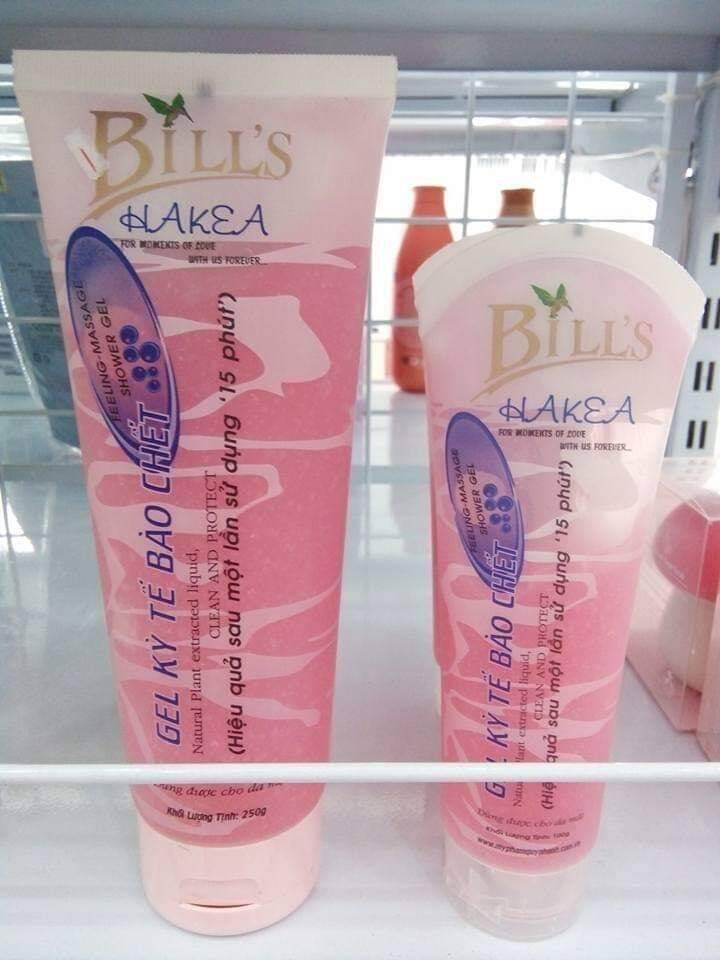 Gel tẩy tế bào chết mặt & toàn thân hakea bills