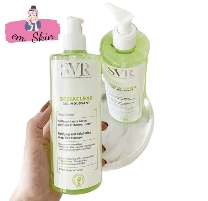 Sữa rửa mặt svr sebiaclear gel moussant