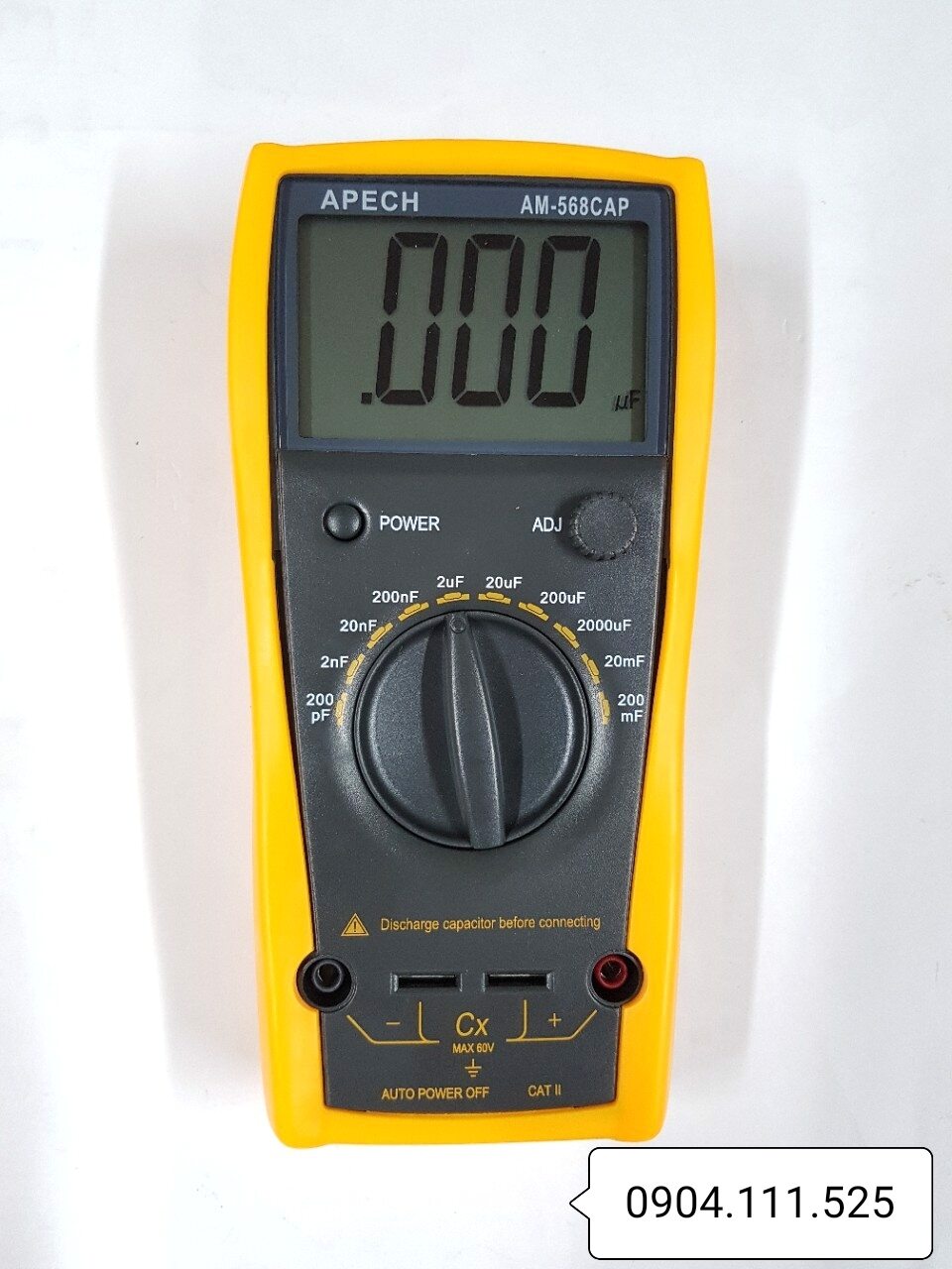 Đồng hồ đo tụ điện, đo điện dung APECH AM-568 CAP