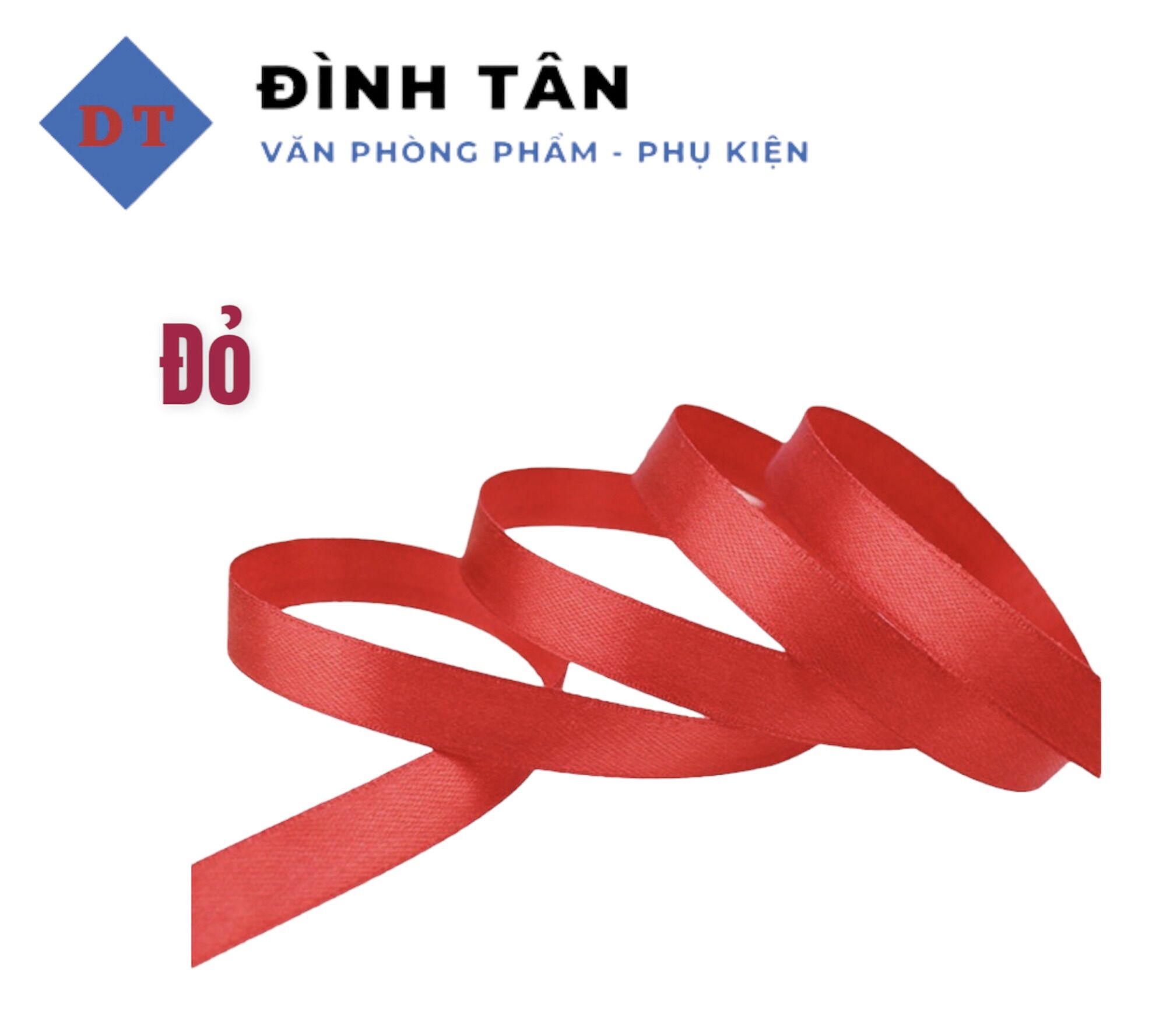 Cuộn Ruy Băng Lụa 1cm Dùng Để Trang Trí Gói Quà