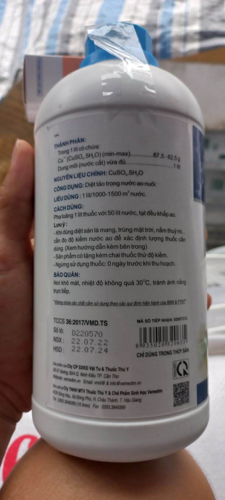 Kill - Algae diệt tảo.  nấm thủy mi. loét vẩy cá. đỏ thân cá