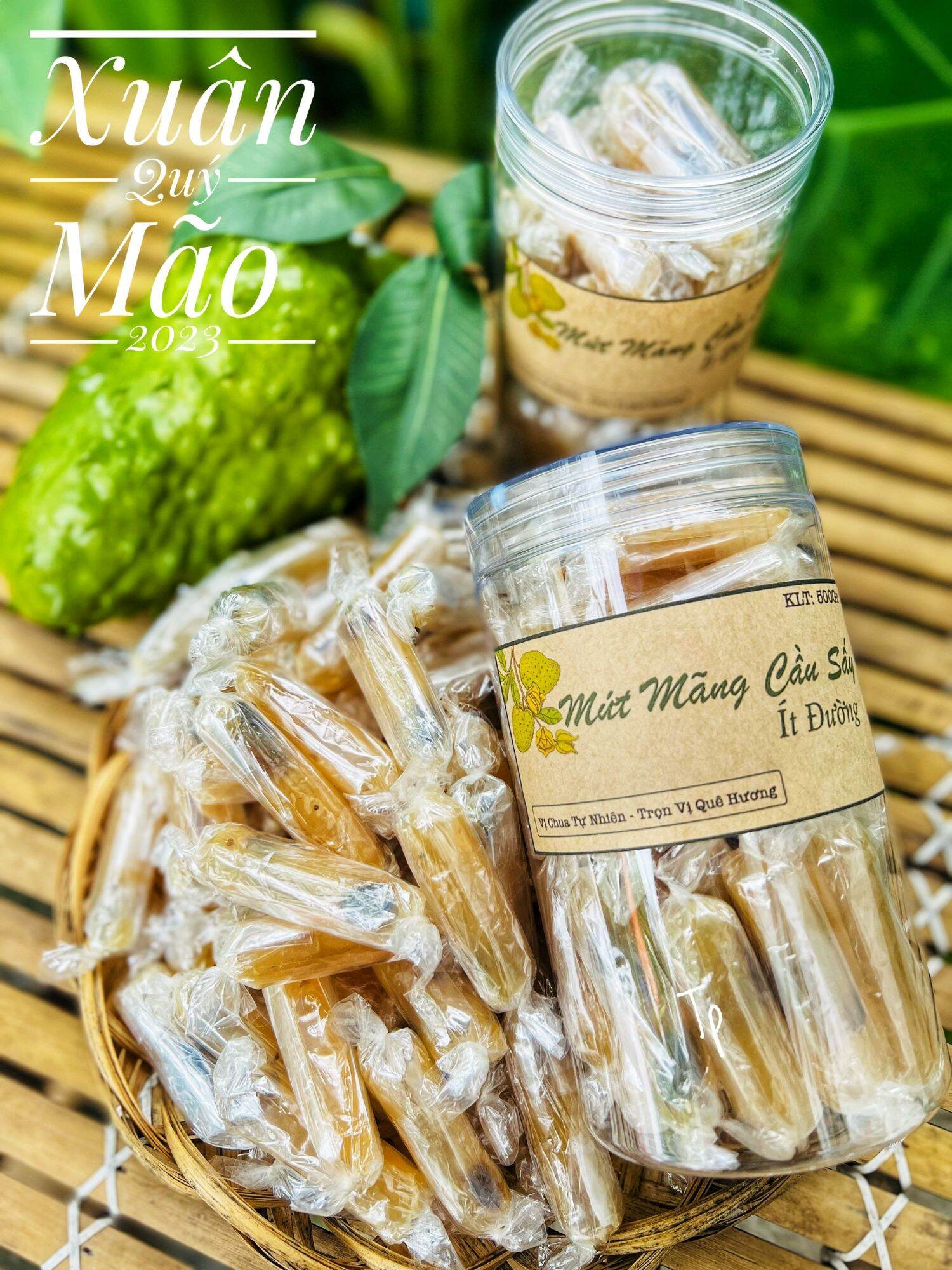 Mứt mãng cầu sấy ít đường 500g (Loại đặc biệt)