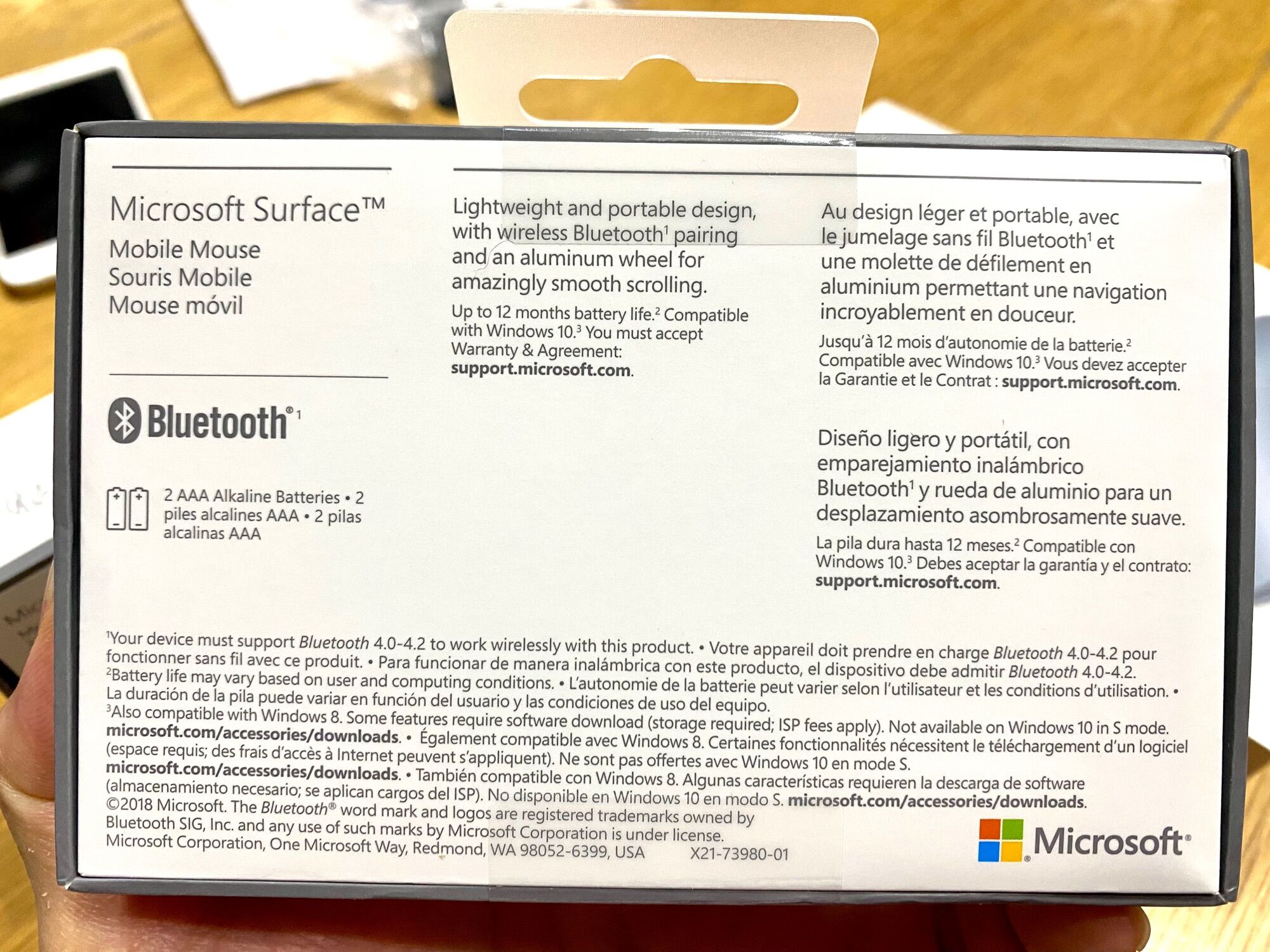 Microsoft Surface Mobile Mouse - Chuột Microsoft Nguyên seal mới 100%