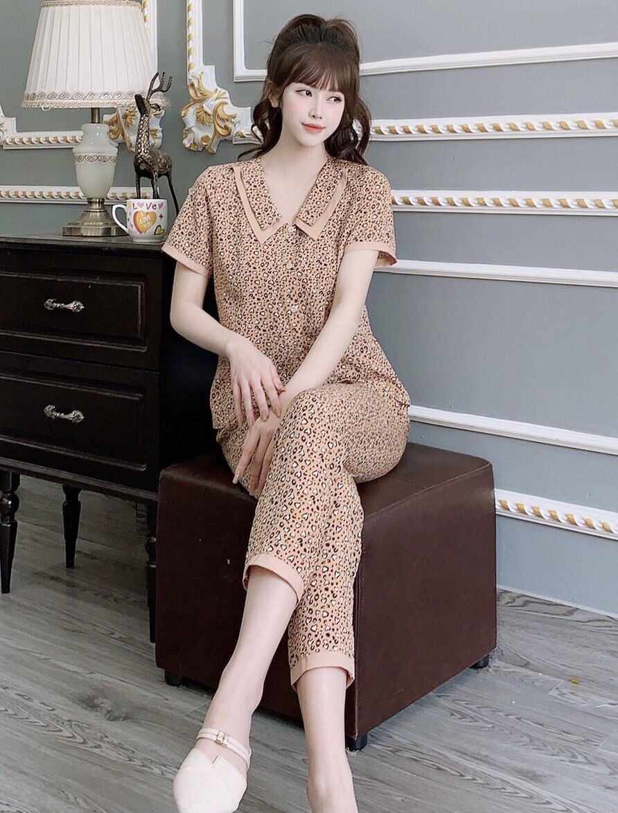 Đồ bộ mặc nhà chất lụa hàn