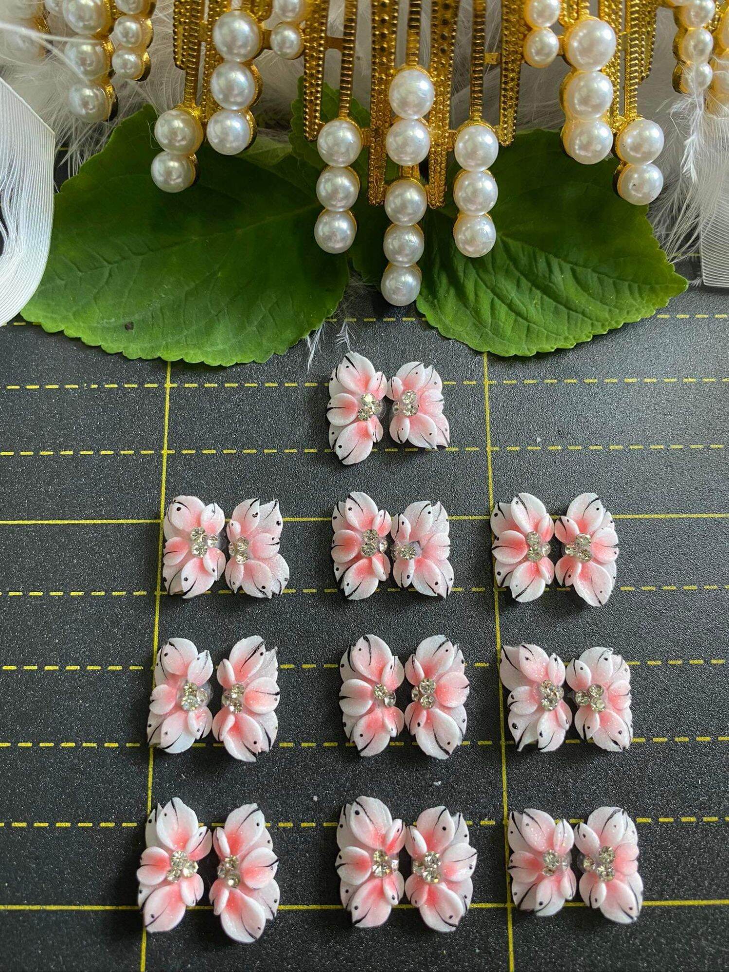 hoa bột nail 3D