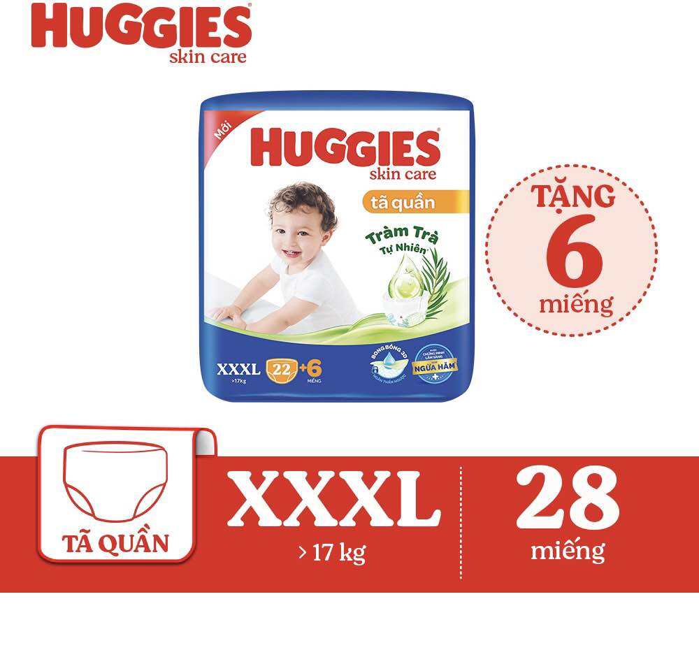 Tã quần huggies xxxl24/ huggies xxxl22