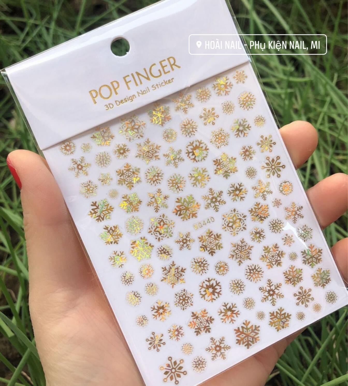 Sticker bông tuyết noel (giao mẫu ngẫu nhiên hoặc ib gửi mẫu cho shop)