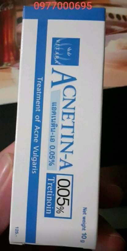 Kem bôi Acnetina -A 0.05% mẫu mới ( Cam kết chính hãng 100%)