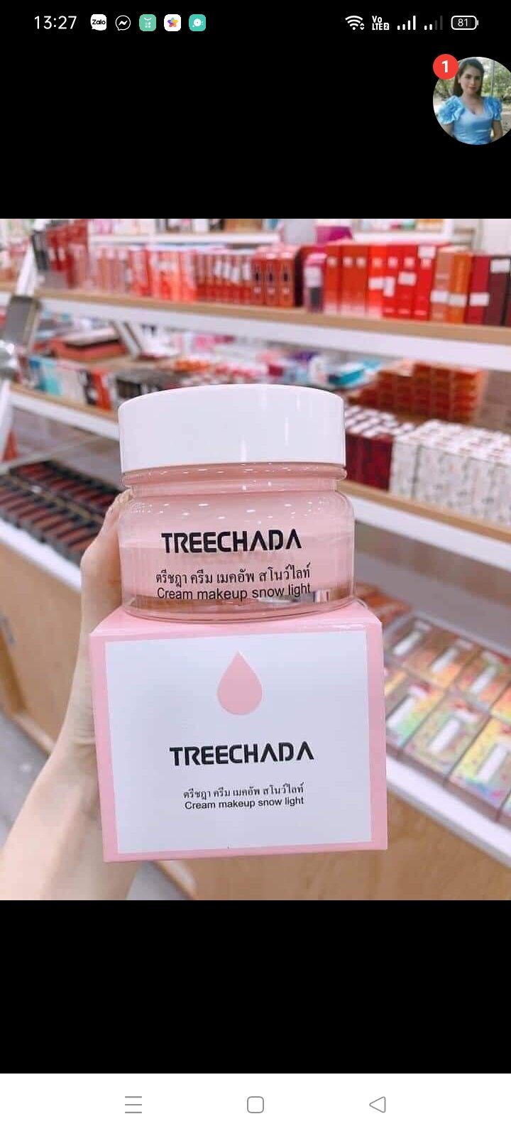 Kem treechada thái lan 3in1