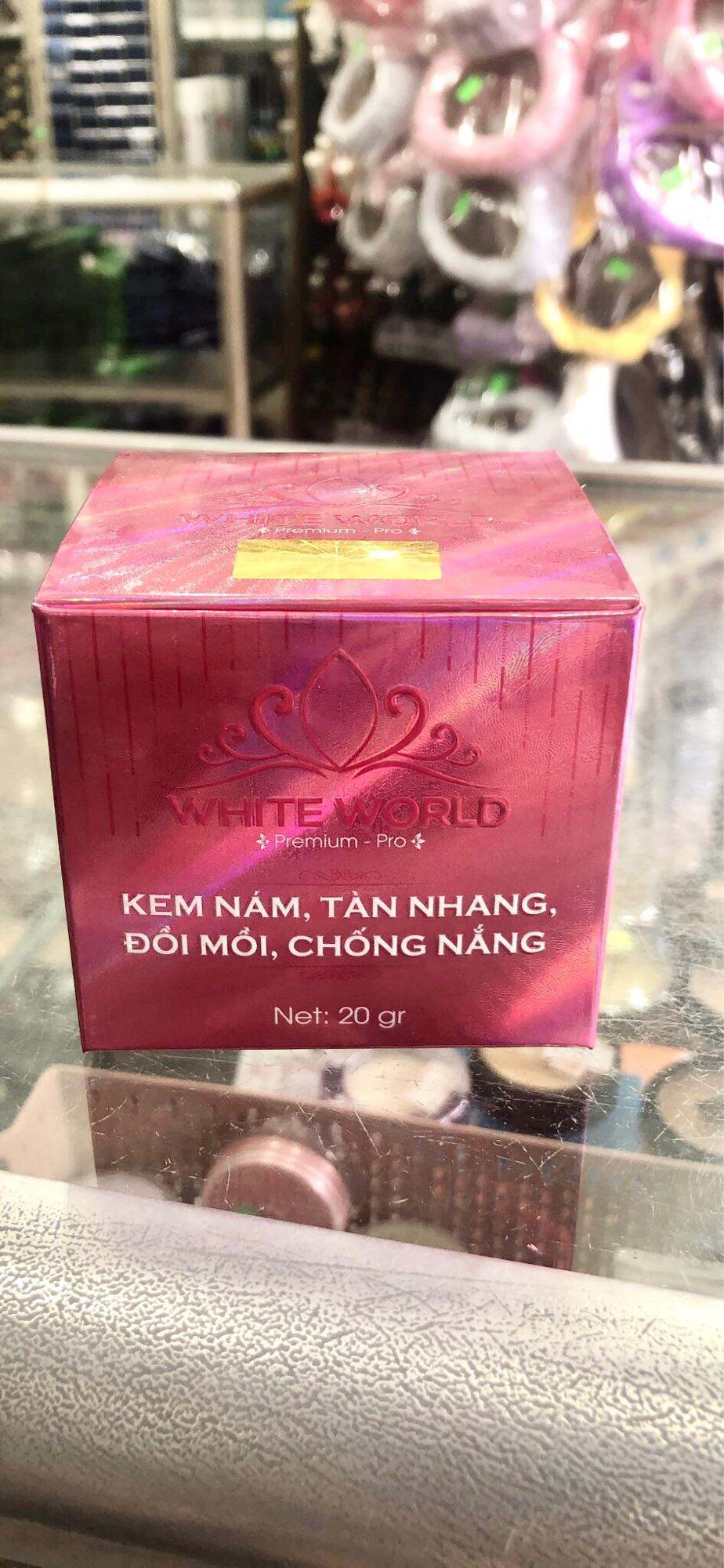 KEM WHITE WORLD NÁM TÀN NHANG ĐỒI MỒI CHỐNG NẮNG 20GR BAN ĐÊM NIGHT CREAM WW-09