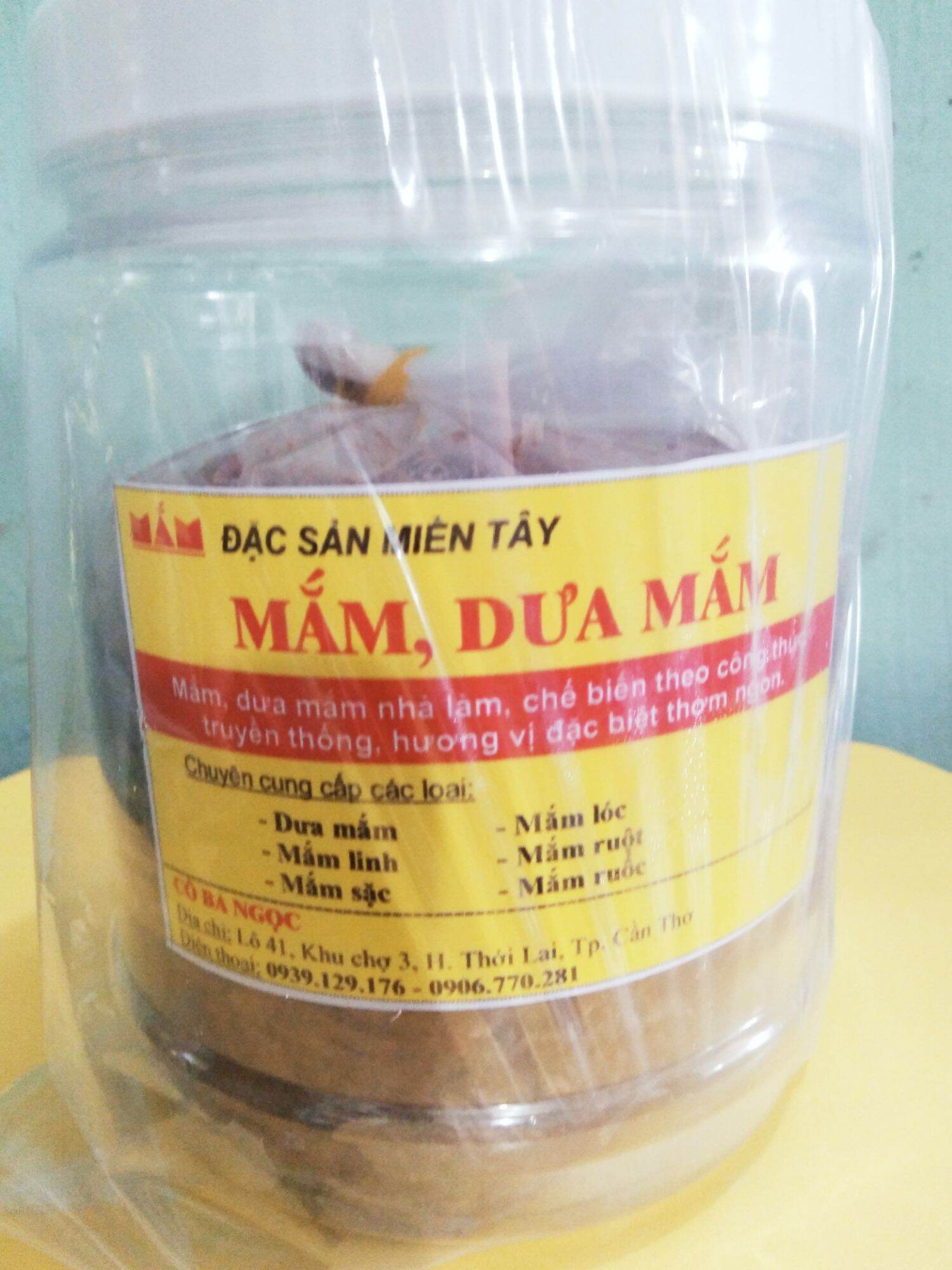 Mắm ruốc xào NHÀ LÀM (Mắm ngon Cô Ba Ngọc) 500g/keo
