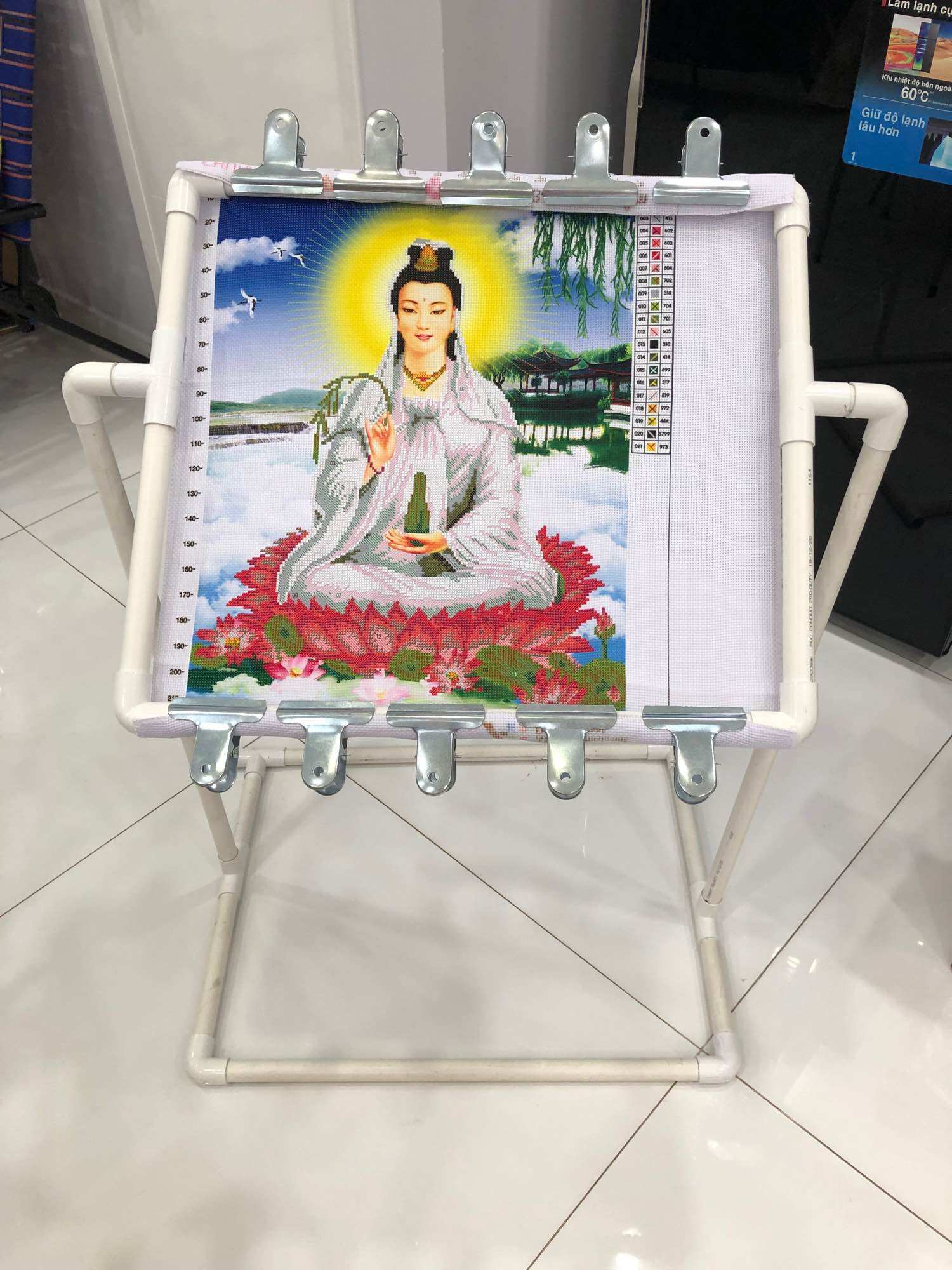 Khung thêu tranh chữ thập Bảo Ngọc