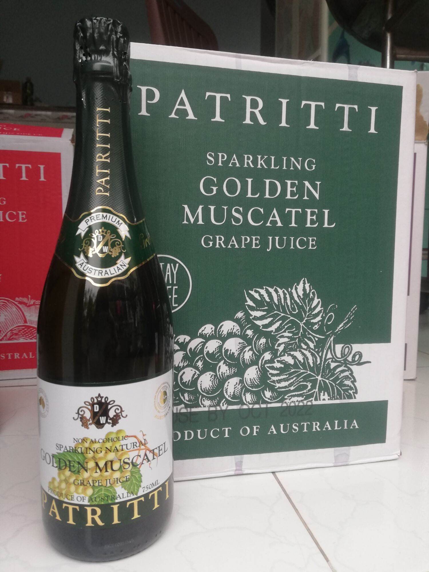 Nước ép Patritti - Úc chai 750ml (lô mới nhất date 2025)