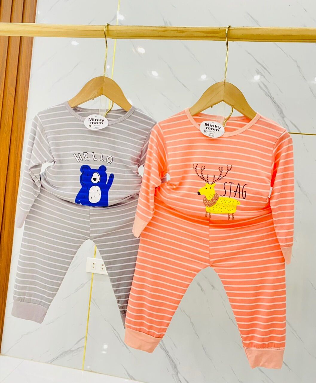 Thun lạnh Minky mom dài tay