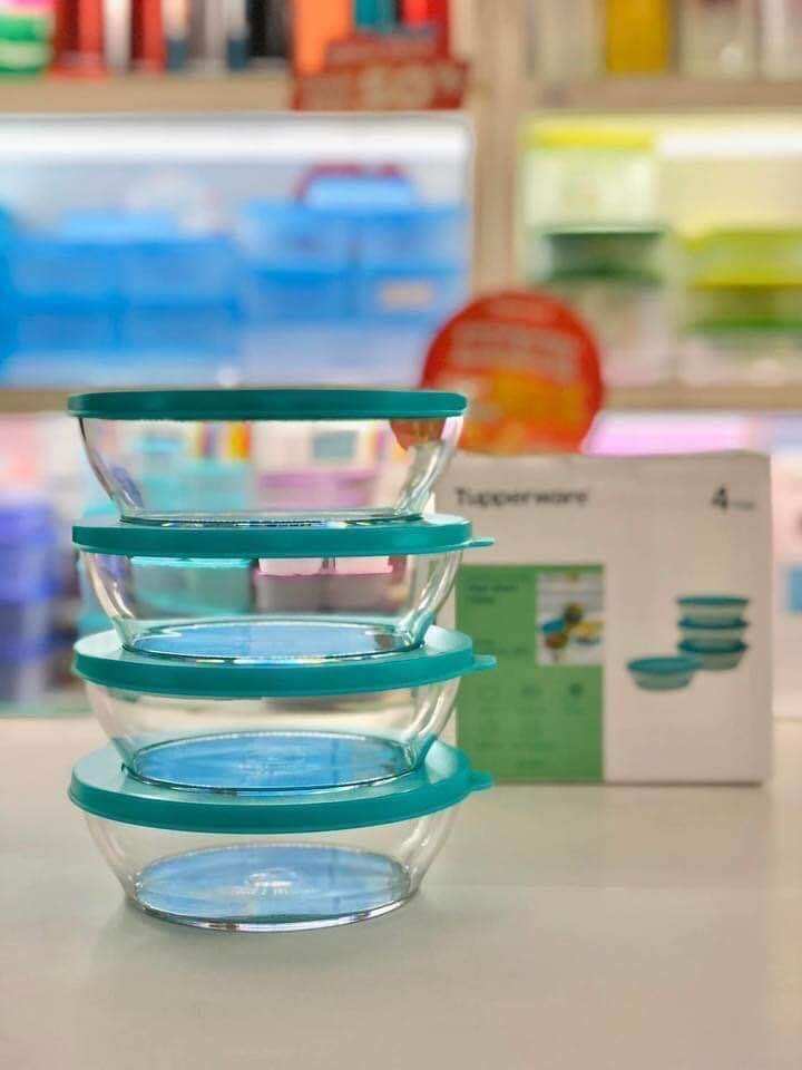 Bộ Hộp Bảo Quản Thực Phẩm Clear Bowl 750ml (4) - Tuperware