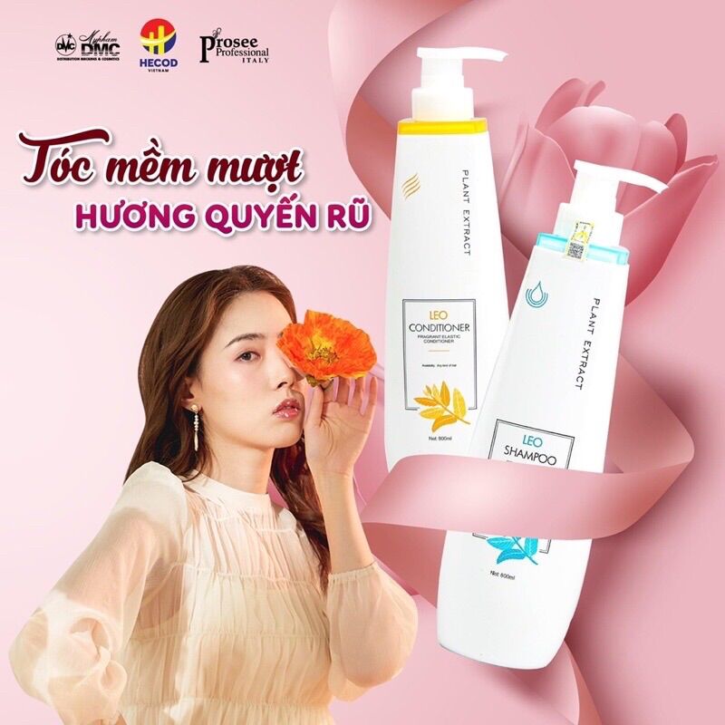 Cặp dầu gội xả phục hồi tóc hư tổn leo prosee 800ml chính hãng