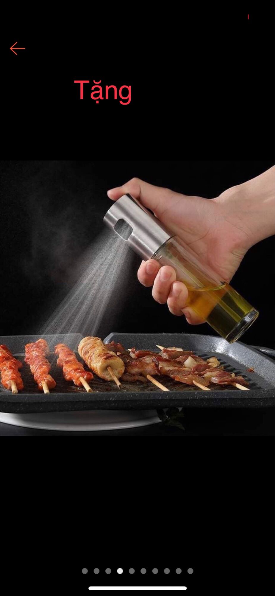 Nồi chiên không dầu 6lit + bình xịt dầu ăn