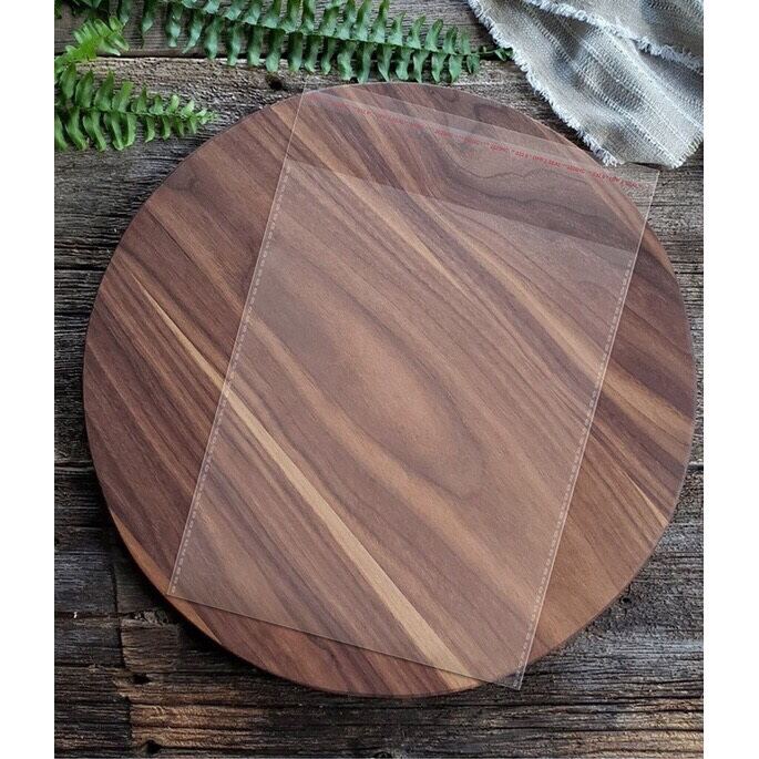 50 túi OPP trong suốt, dày, dán miệng túi đựng bánh ngọt kích thước 18x23