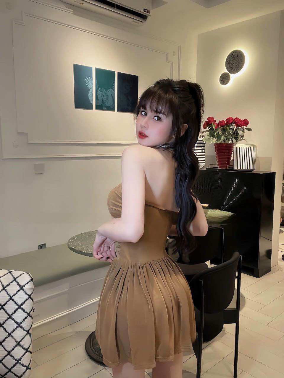 ĐẦM LỤA LƯỚI BODY CÚP NGỰC 2 LỚP SANG TRỌNG.