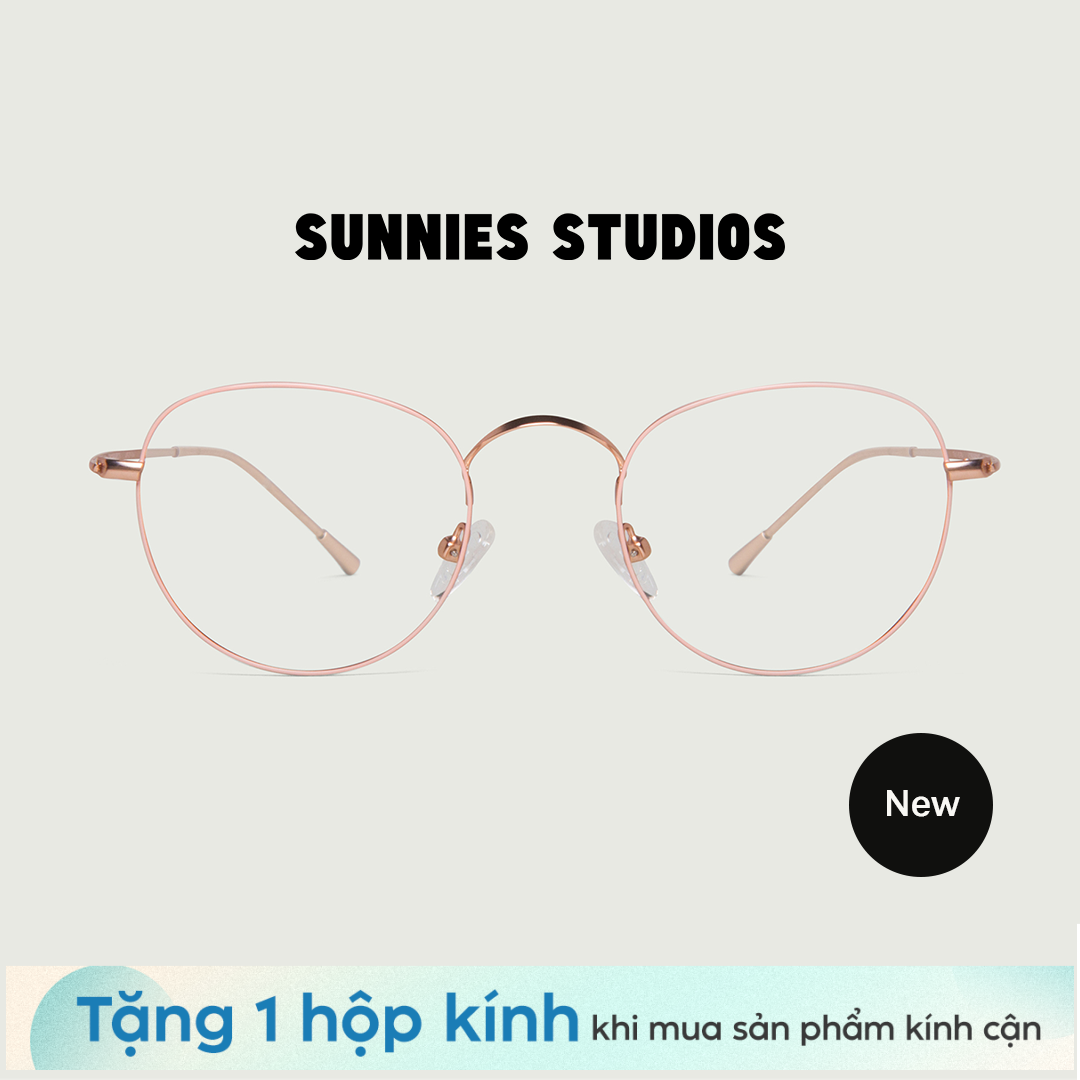 Gọng Kính Cận Sunnies Studios Gọng Tròn Clayton Peony