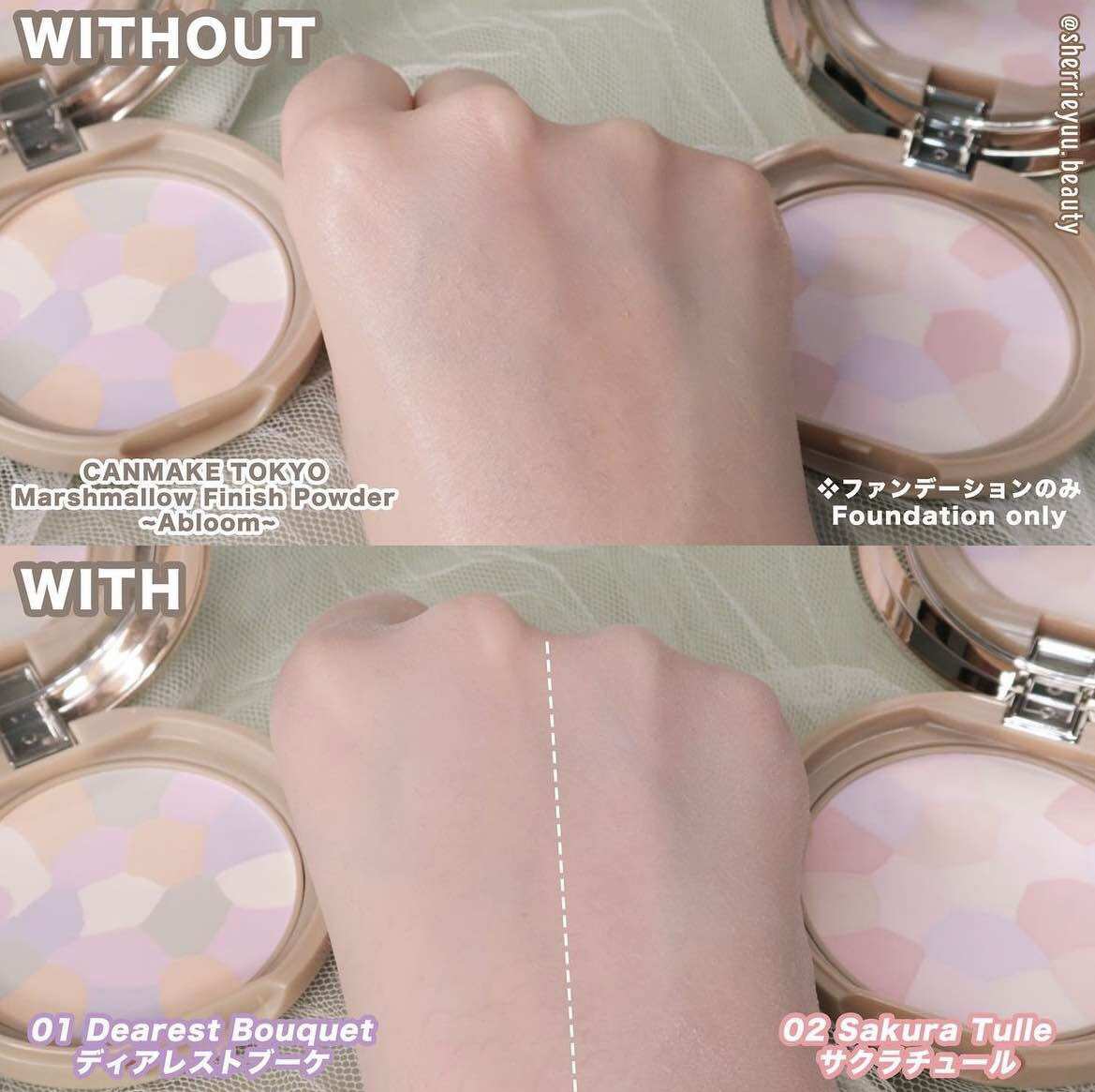 Phấn phủ Canmake Marshmallow Finish Powder Abloom Nhật Bản