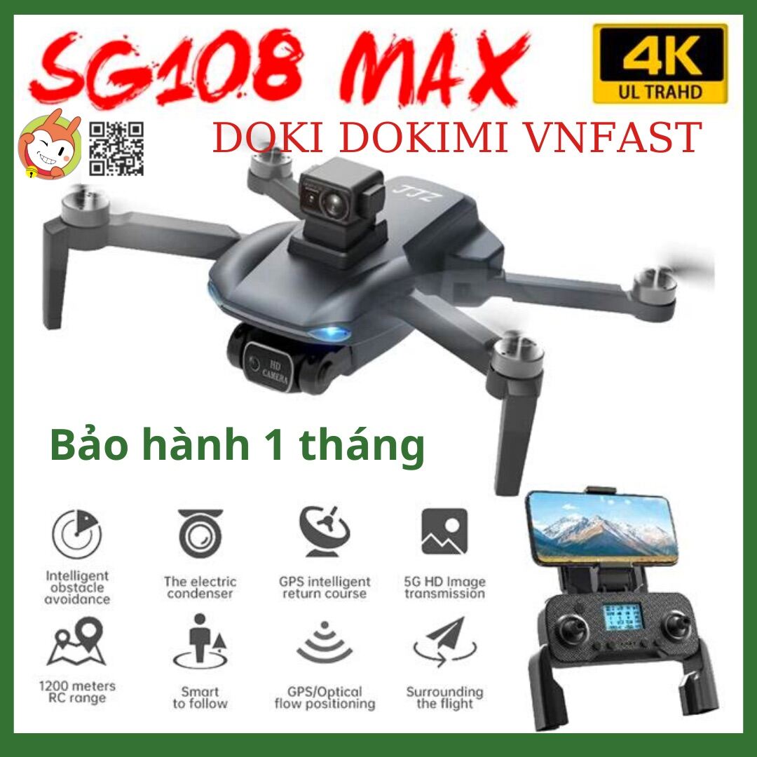 Flycam ZLL sg108 max tập bay - cảm biến va chạm - động cơ không chổi than