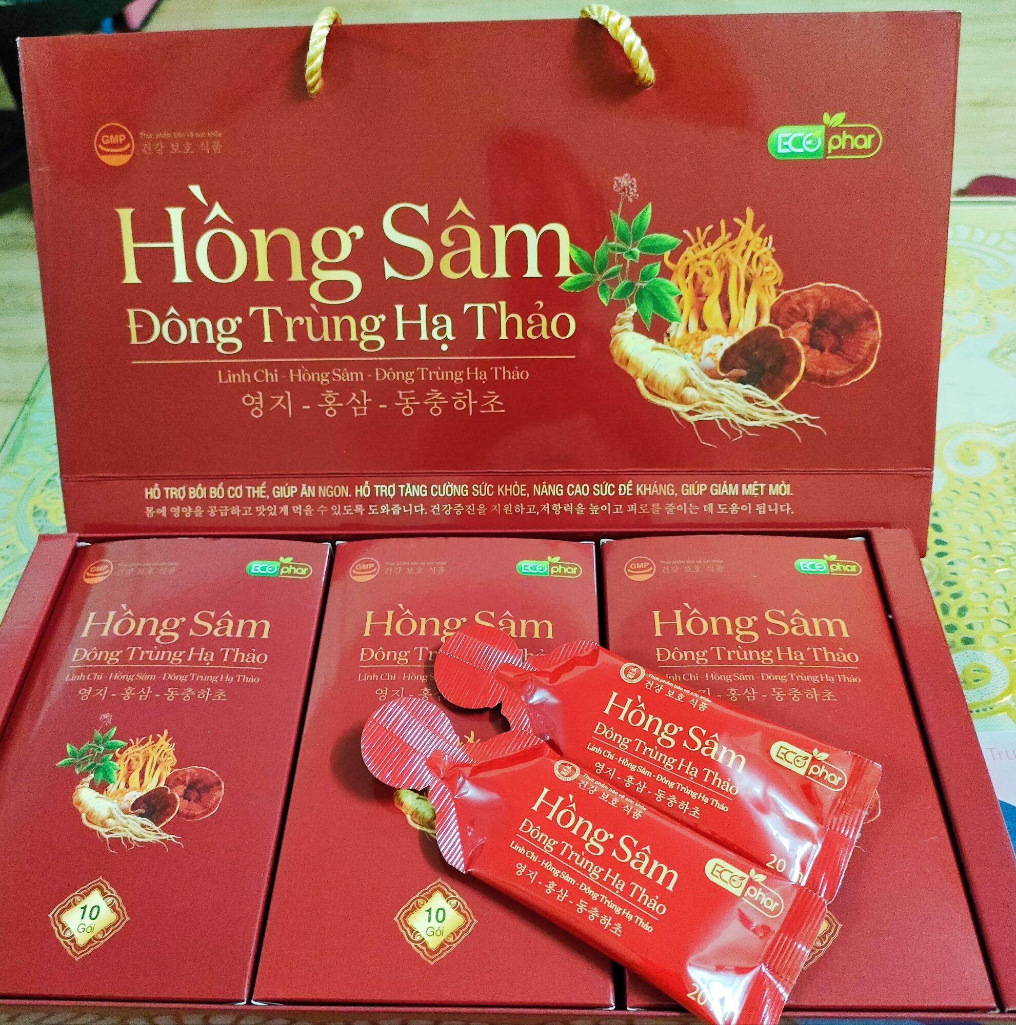 Hồng sâm đông trùng hạ thảo