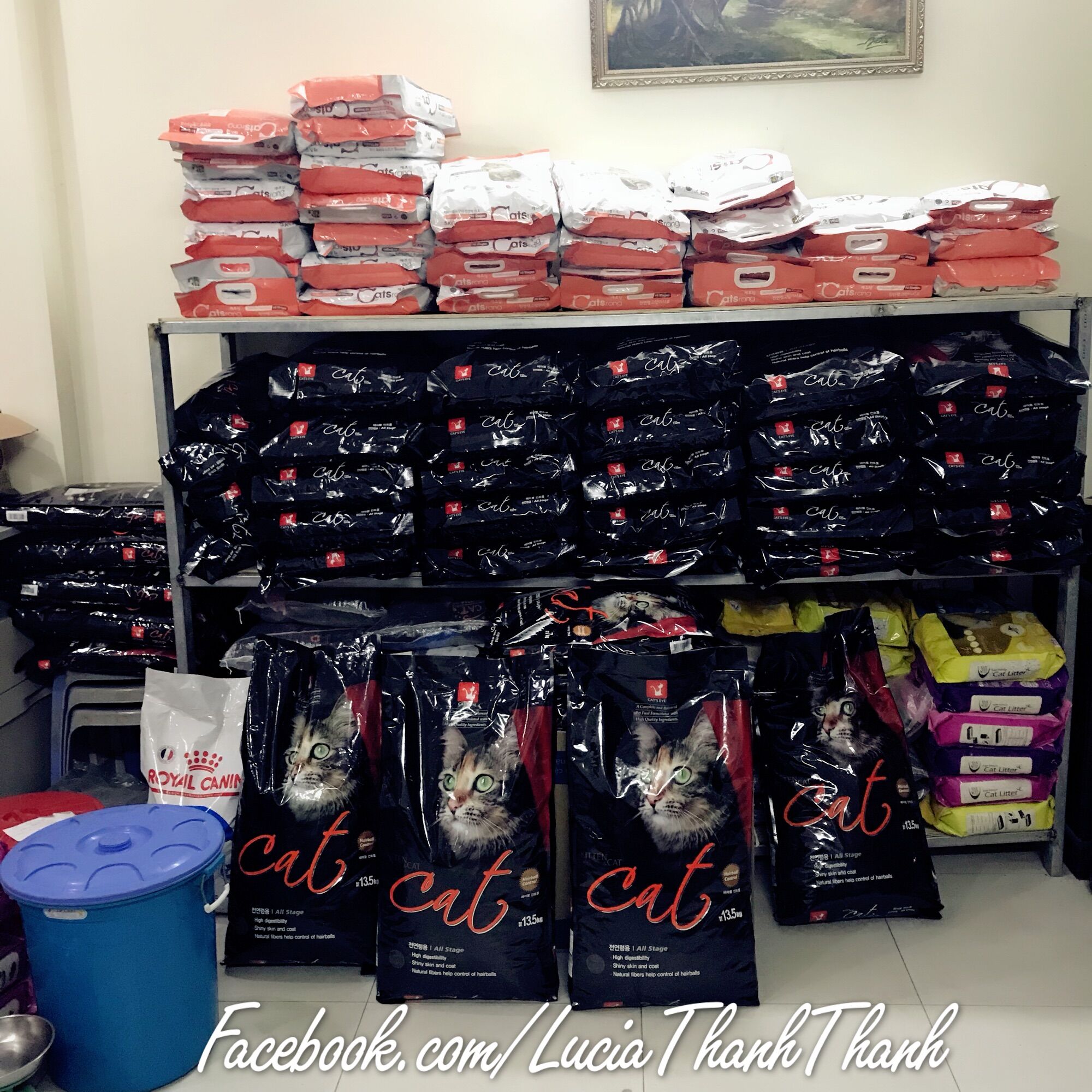 Thức ăn hạt cho mèo Cats eye 13.5 kg