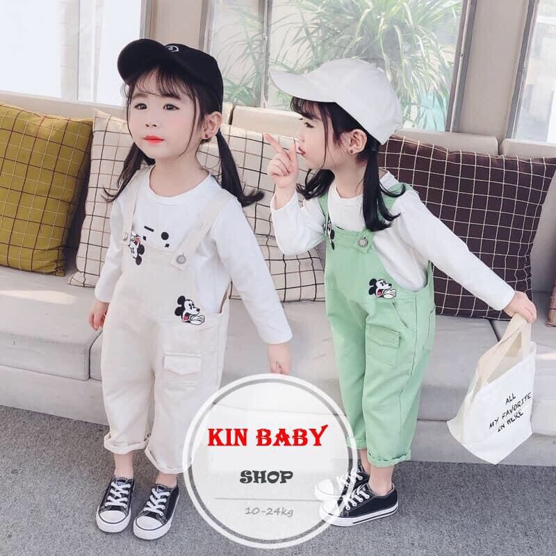 Sét yếm rời cho bé gái