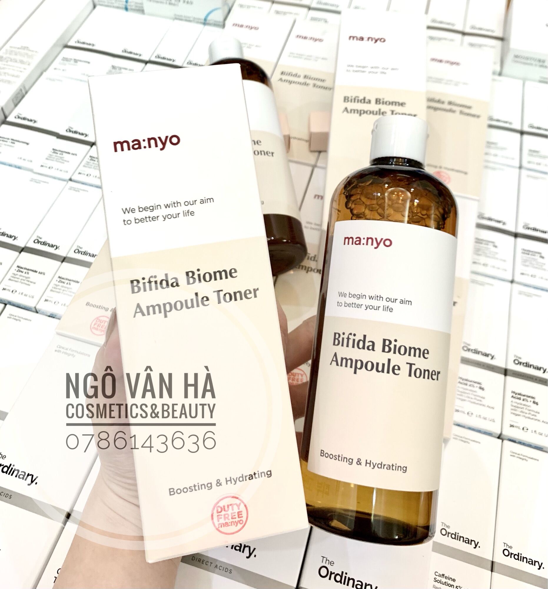 Toner Manyo Chống Lão Hoá Bifida Biome Ampoule Toner 400Ml