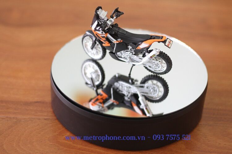Bàn xoay để chụp hình sản phẩm loại tráng gương 19 cm