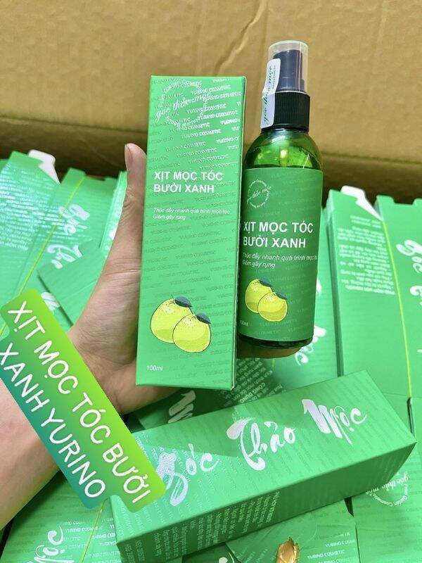 Xịt mọc tóc bưởi xanh góc thảo mộc