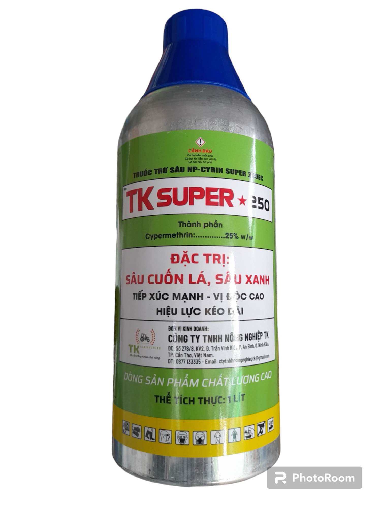 thuốᴄ TRỪ SÂU NP-CYRIN SUPER 250EC  Hiệu  TK SUPER +250  Thành phần  Cypermethrin:.............25% w