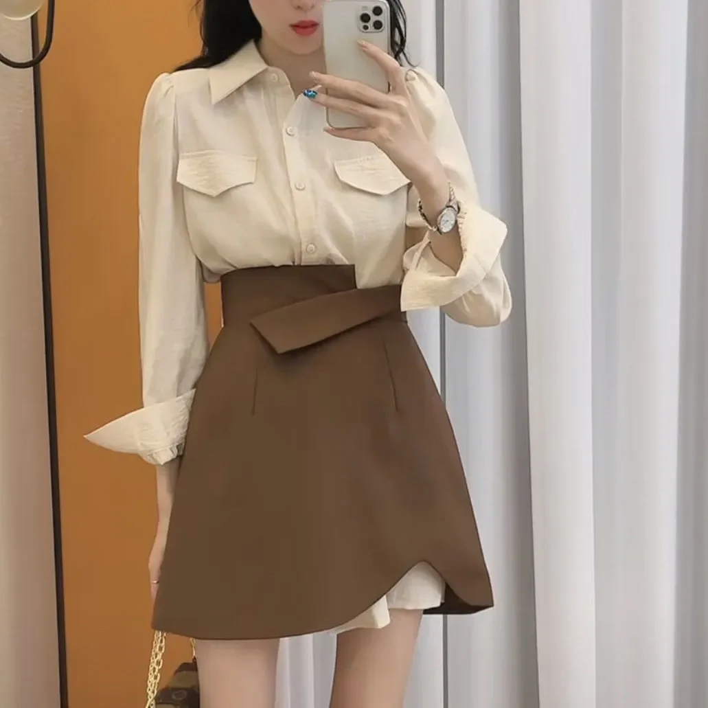 Đầm Sơ Mi Cách Tân Hàng Quảng Châu Siêu Xịn