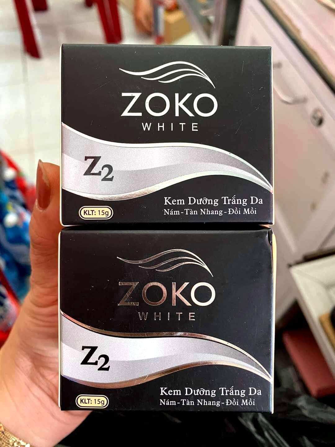 Kem zoko trắng da nám sạm tàn nhang 15g