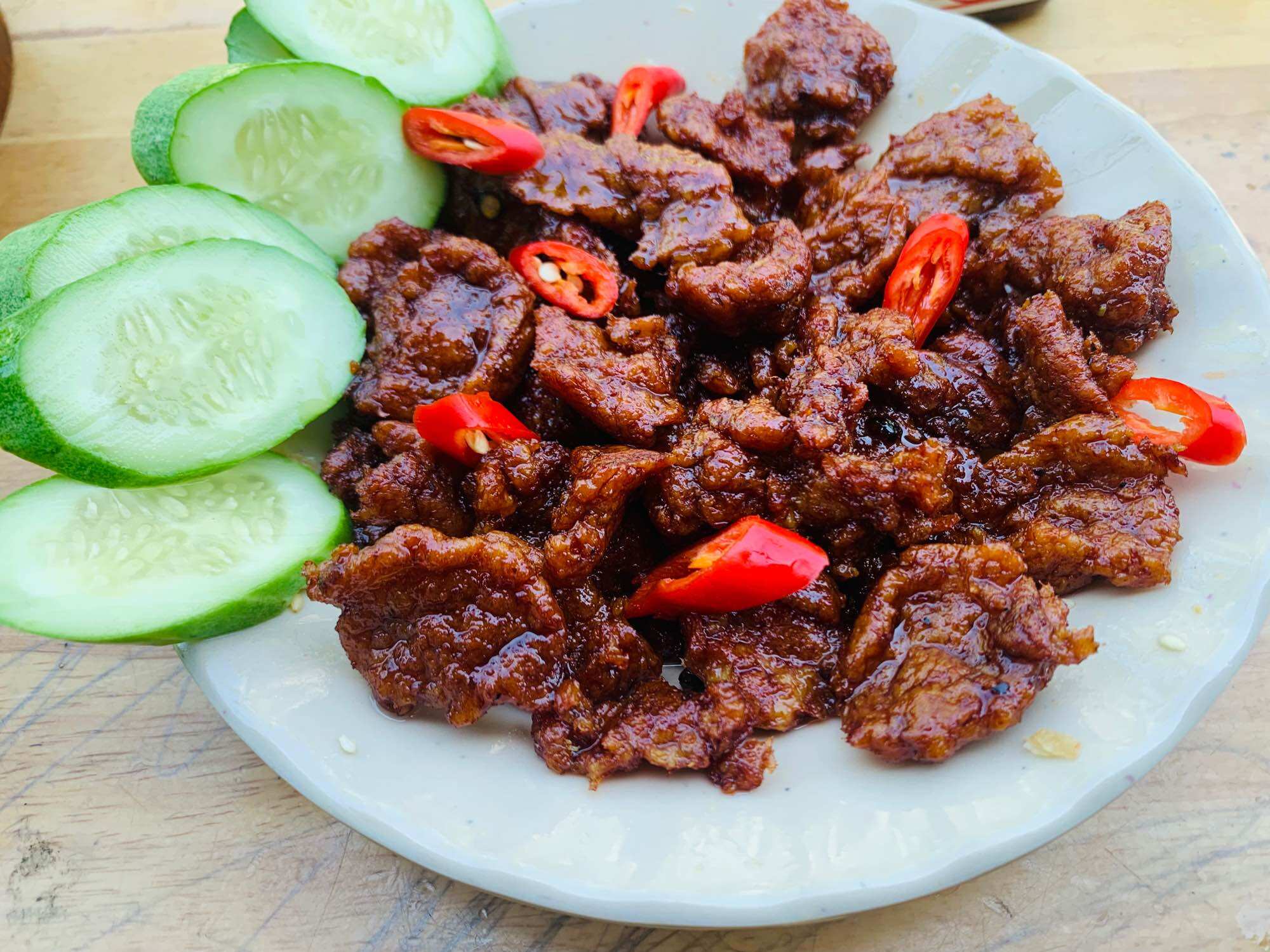 Thịt kho tiêu chay đặc biệt combo 5 gói 1kg