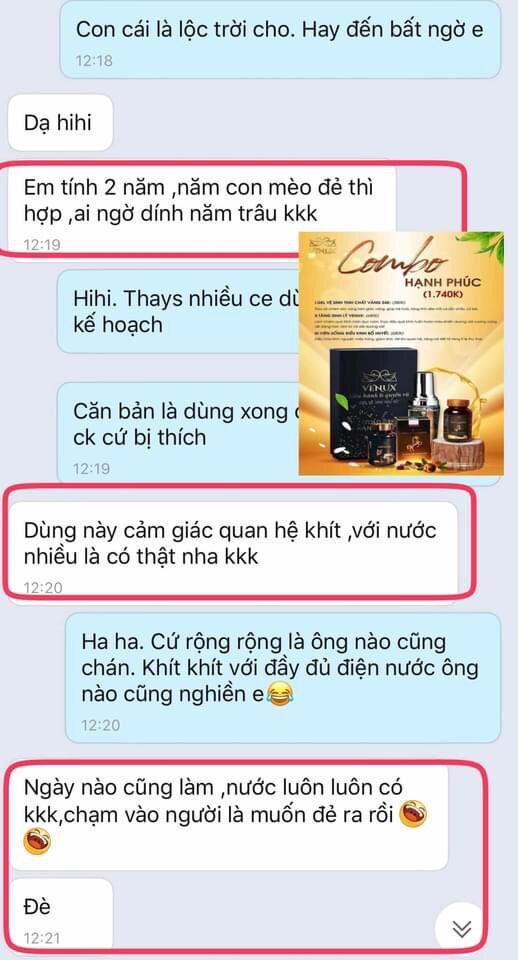 combo hồng thơm, se khít của VENUX