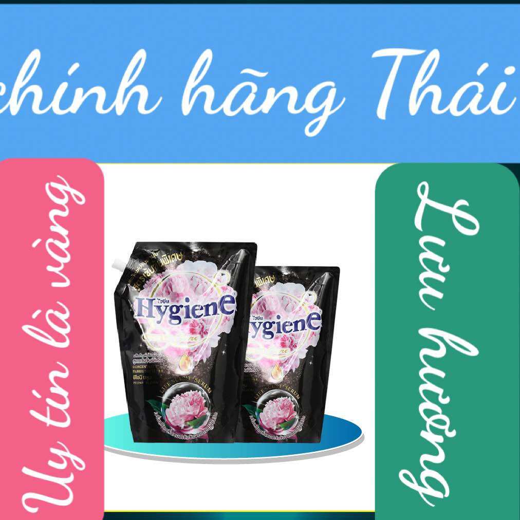Combo 2 túi nước xả vải đậm đặc hygiene 1300ml thái lan
