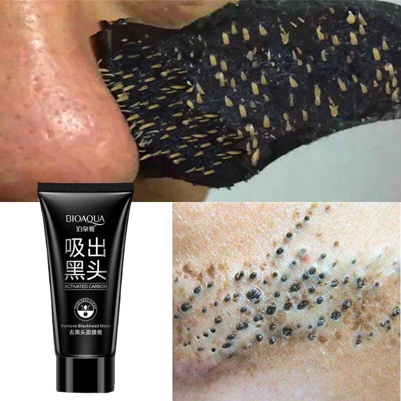 Gel Lột Mụn Đầu Đen Than Tre Bioaqua(Tuýp Đen)