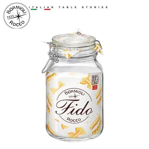 Hũ thủy tinh nắp cài fido 2000ml