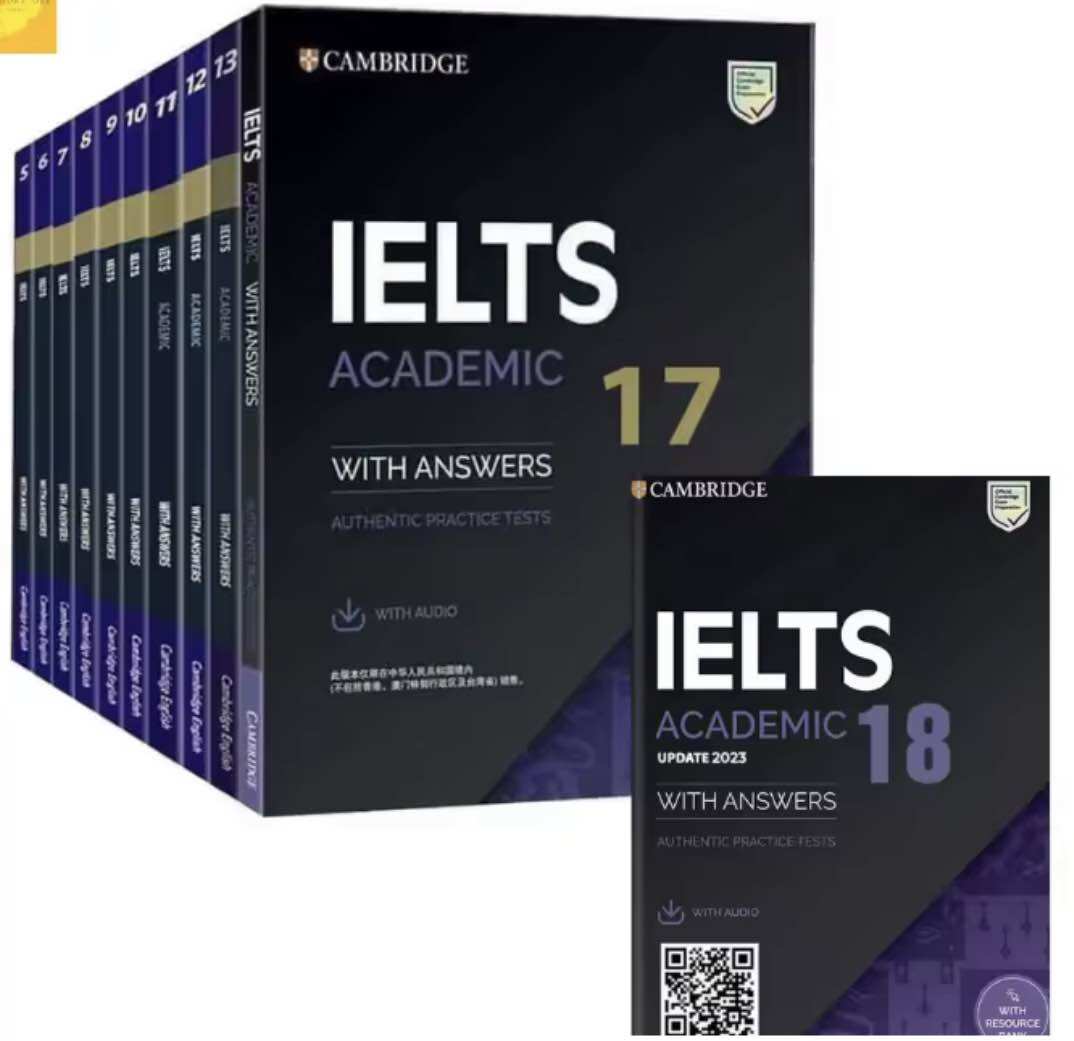 IELTS 18 quyển, combo 1-18