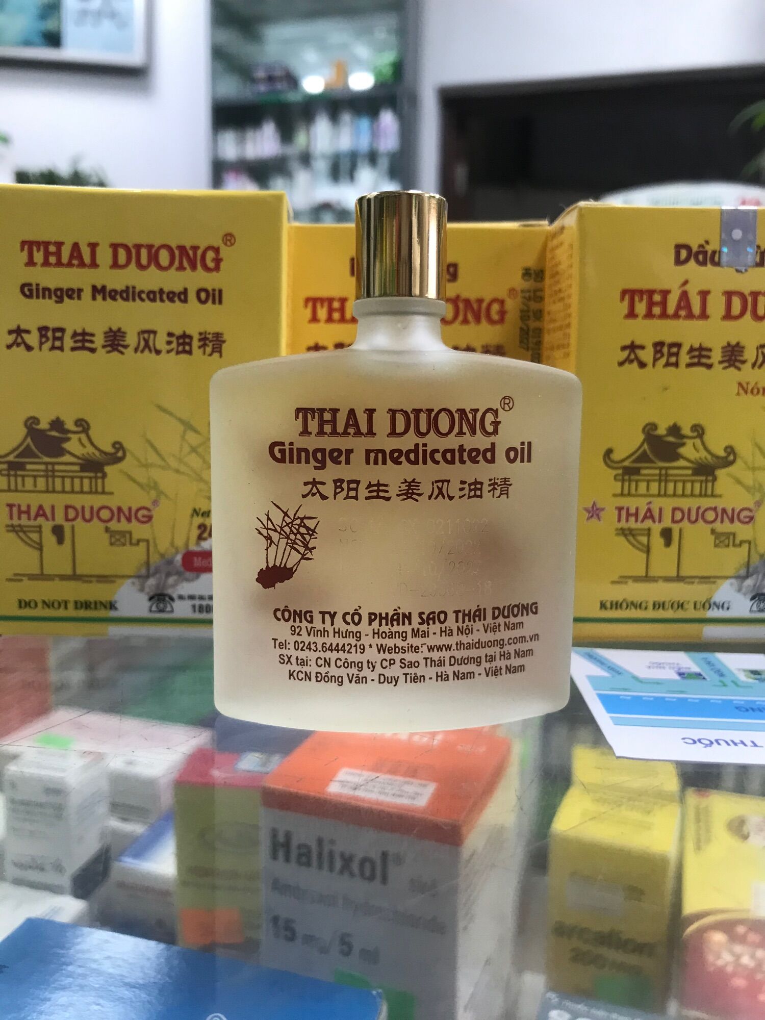 Dầu gừng thái dương 24ml